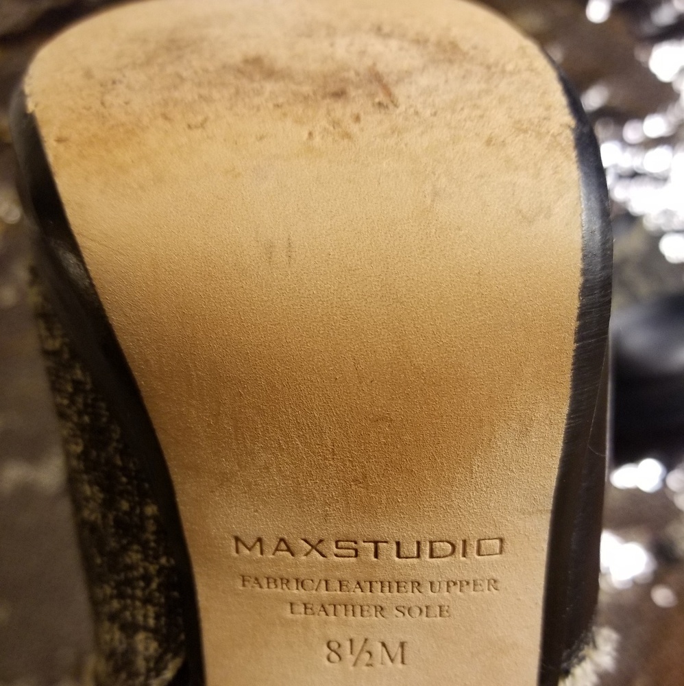 Max Studio Leather Platform Mule - image 8